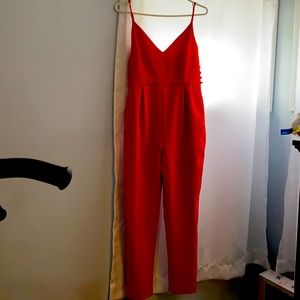 Lovers and friends red jumpsuit